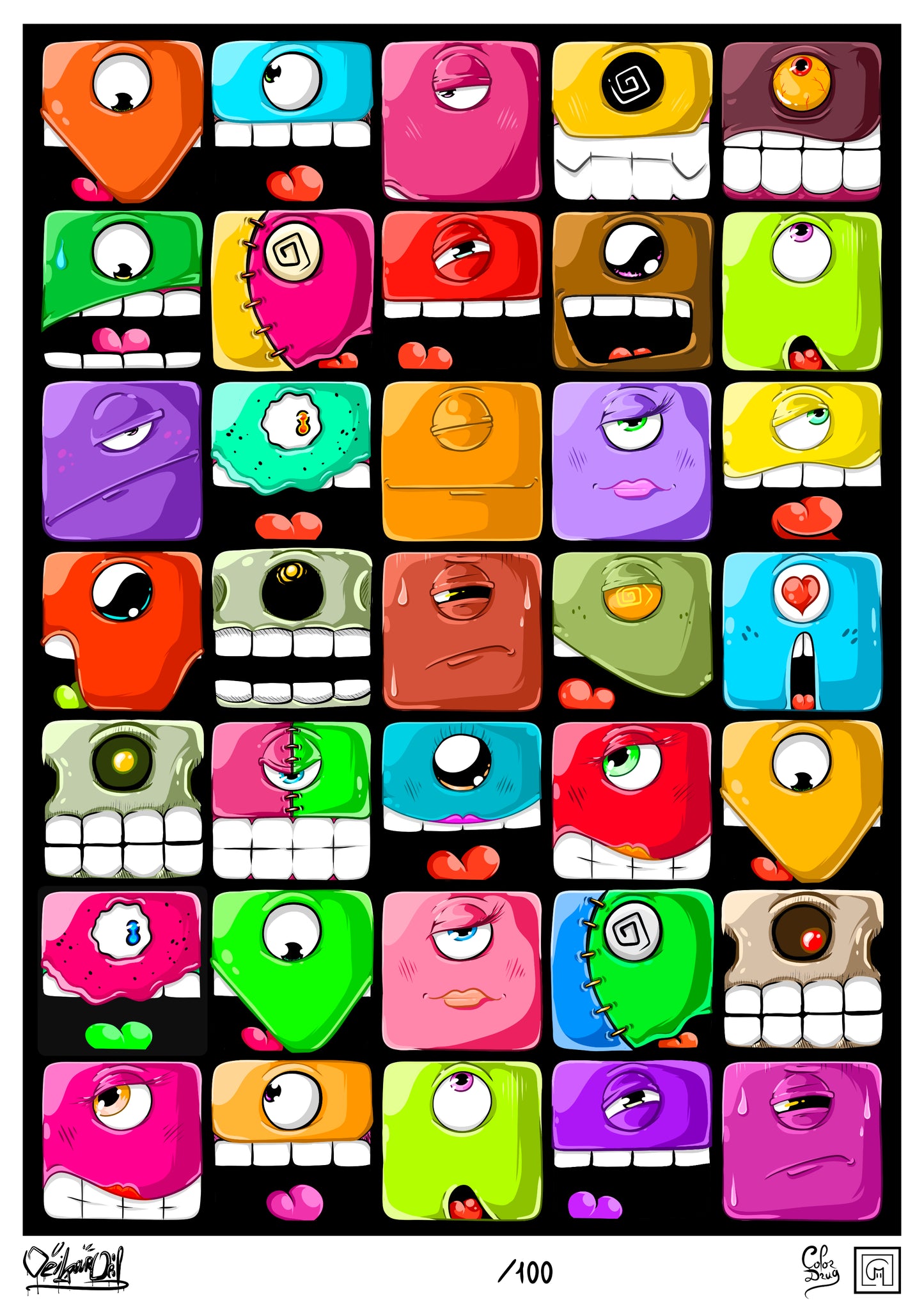 35 Faces “Œil pour œil” - Série limitée numérotée